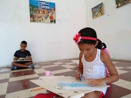 Niños del Taller Pequeño Gregorio